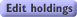 Edit holdings